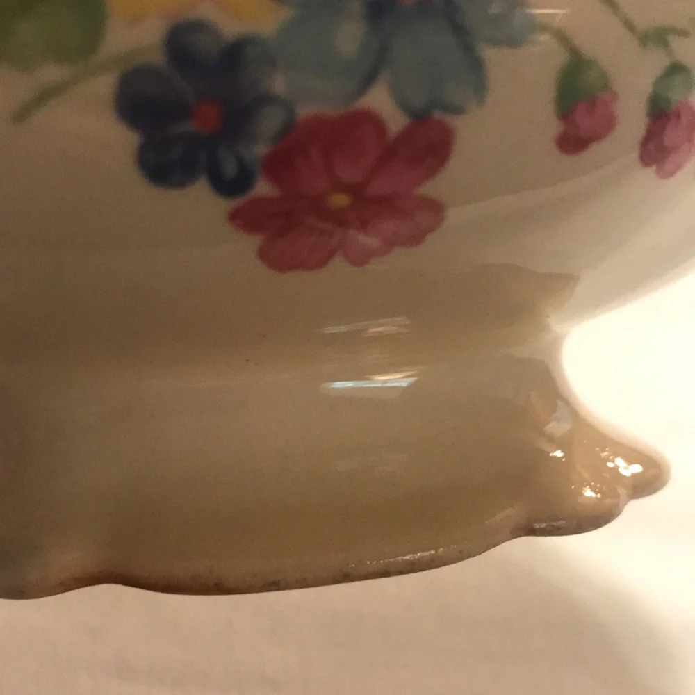 Homer Laughlin Virginia Rose Sugar and Creamer